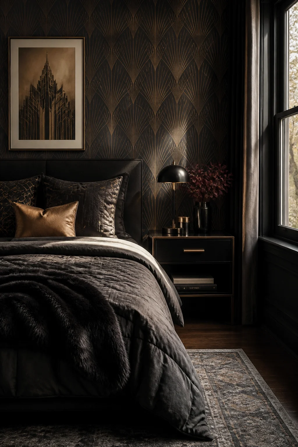 How to Get the Art Deco Bedroom Look on Any Budget — styling tip