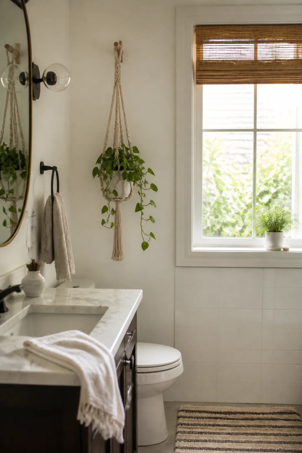 Hang a Small Plant or Add Greenery (Around $10)
