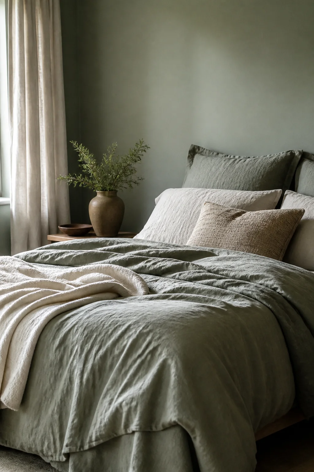 Soft Sage Green for Restful Vibes