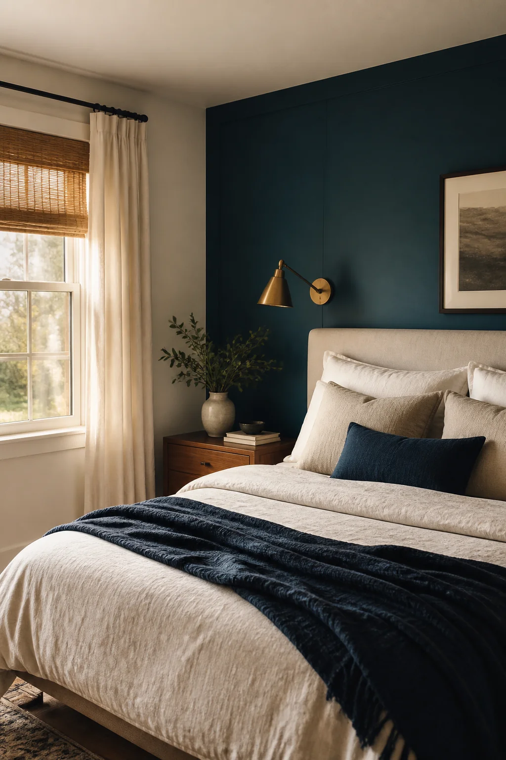 17 Calming Blue Bedroom Color Ideas for Better Sleep — styling tip