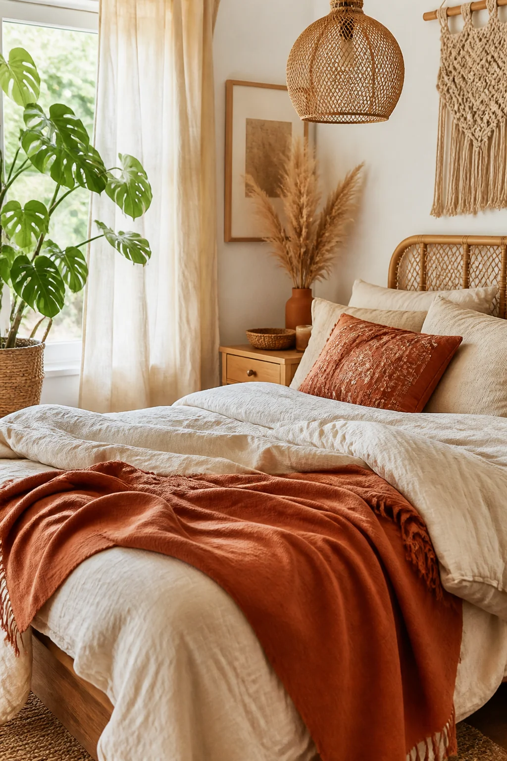 23 Dreamy Boho Bedroom Decor Ideas You Can Actually Afford — styling tip
