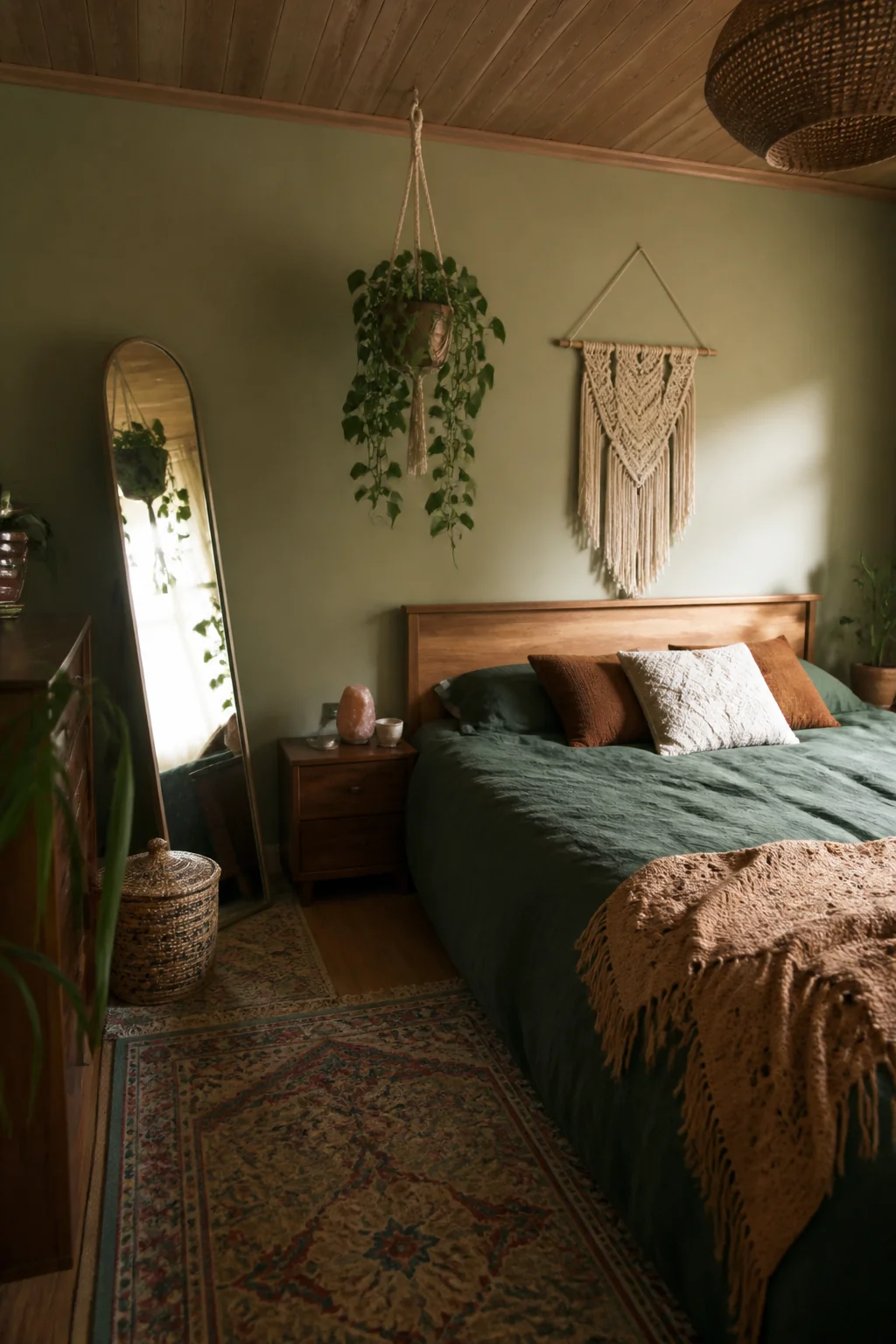 Macramé plant hangers bring in living greenery
