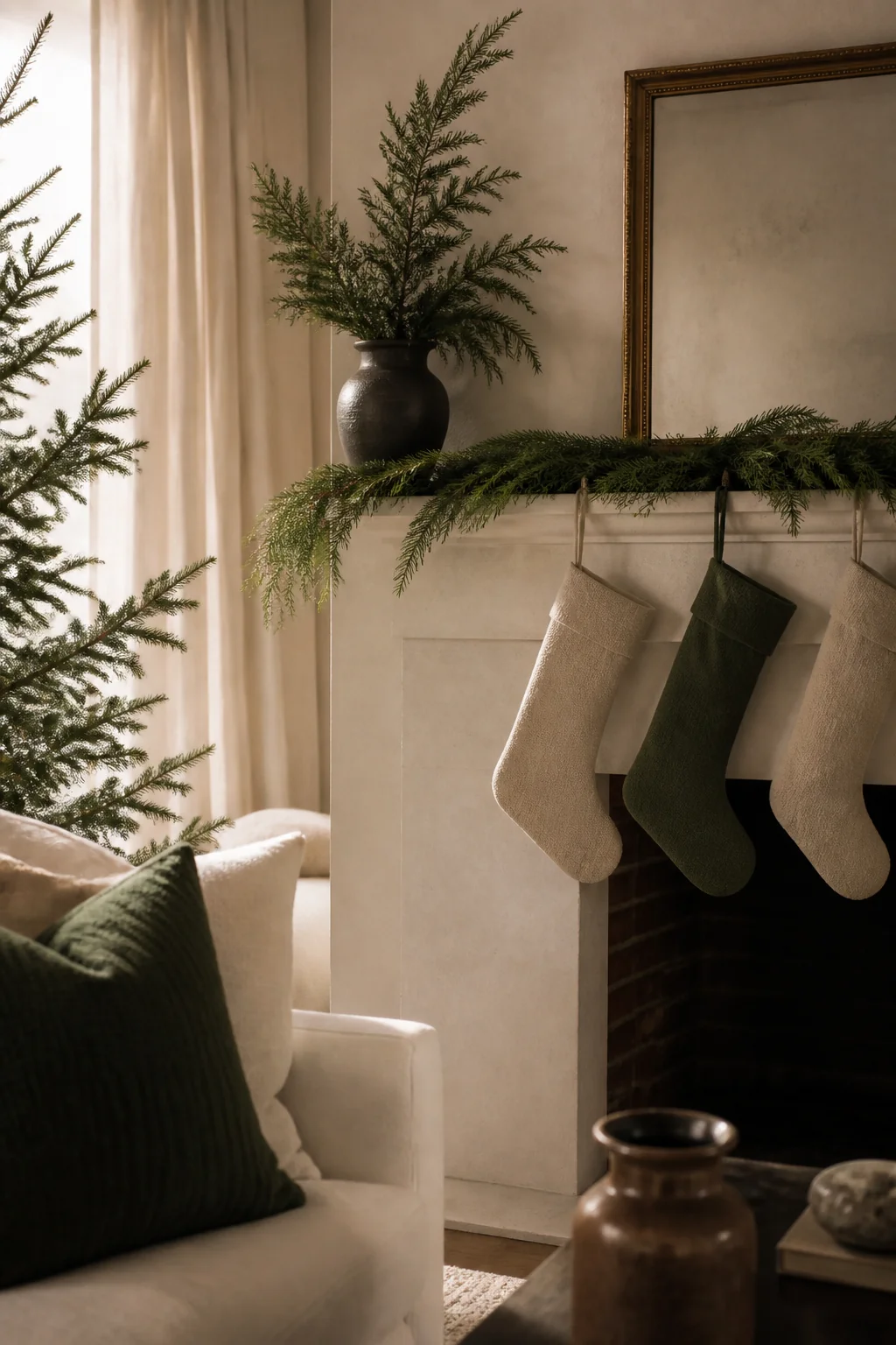 Make Your Christmas Living Room Feel Festive Without the Clutter — the idea in a room
