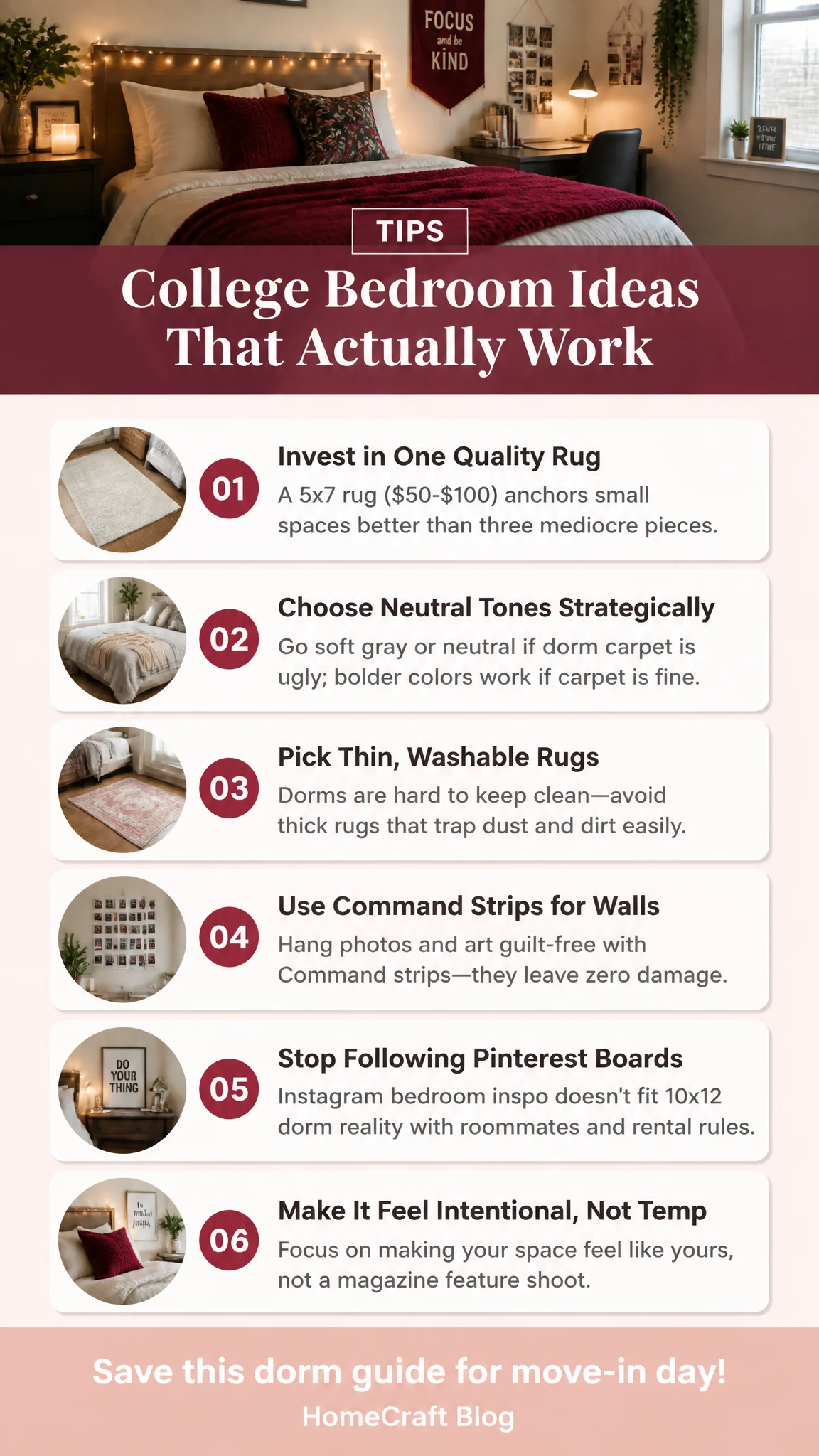 What No One Tells You About College Bedroom Ideas — complete guide infographic