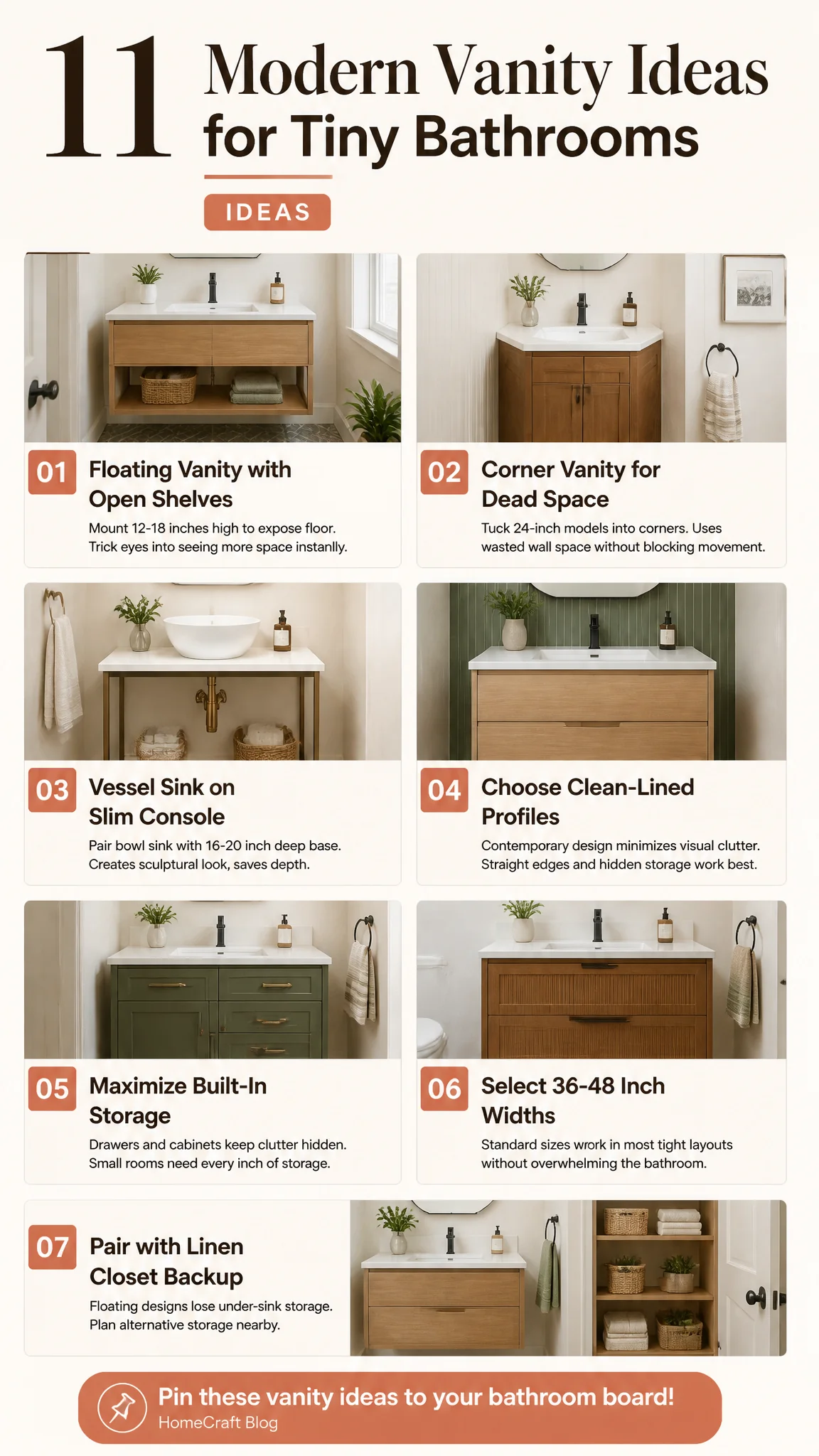 11 Modern Contemporary Bathroom Vanity Ideas for Small Bathrooms — the ideas at a glance