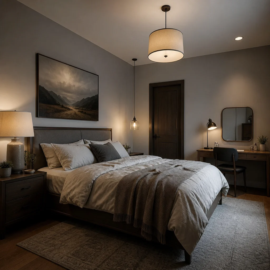 Task lighting at a desk or vanity has to be bright and focused