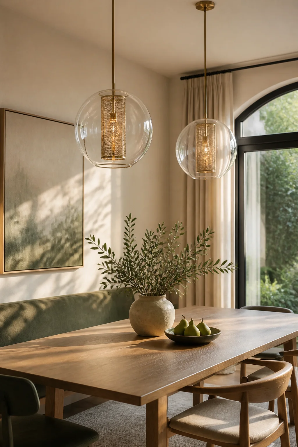 Get Proportional Dining Room Lighting Without Replacing Your Fixture — the idea in a room