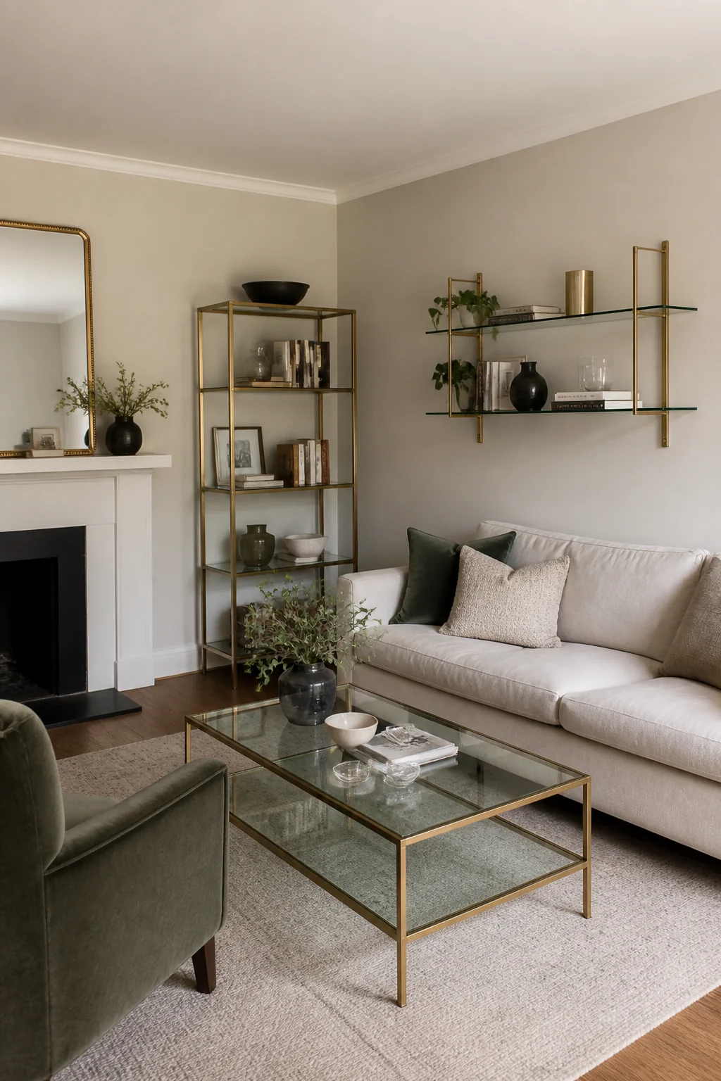 Introduce metal and glass elements through new pieces
