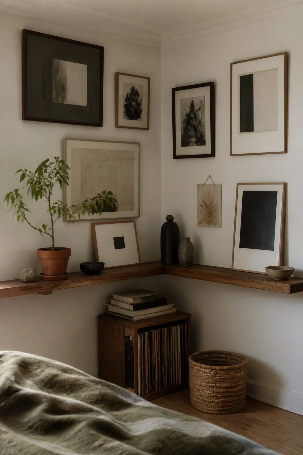 Mixed Media Corner Display
