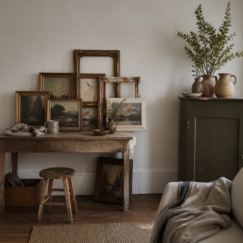 Clustered Vintage and Thrifted Frames