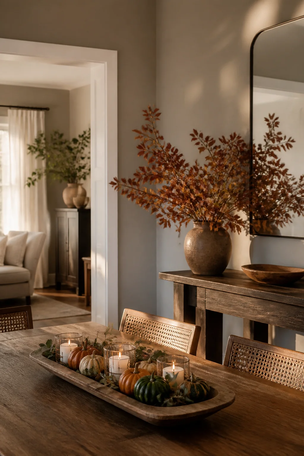 Make a DIY Fall Centerpiece That Lasts Through November — styling example