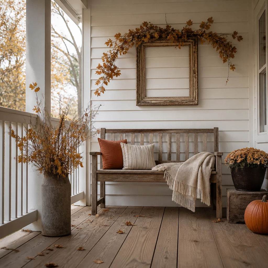 Attach real branches with small preserved leaves