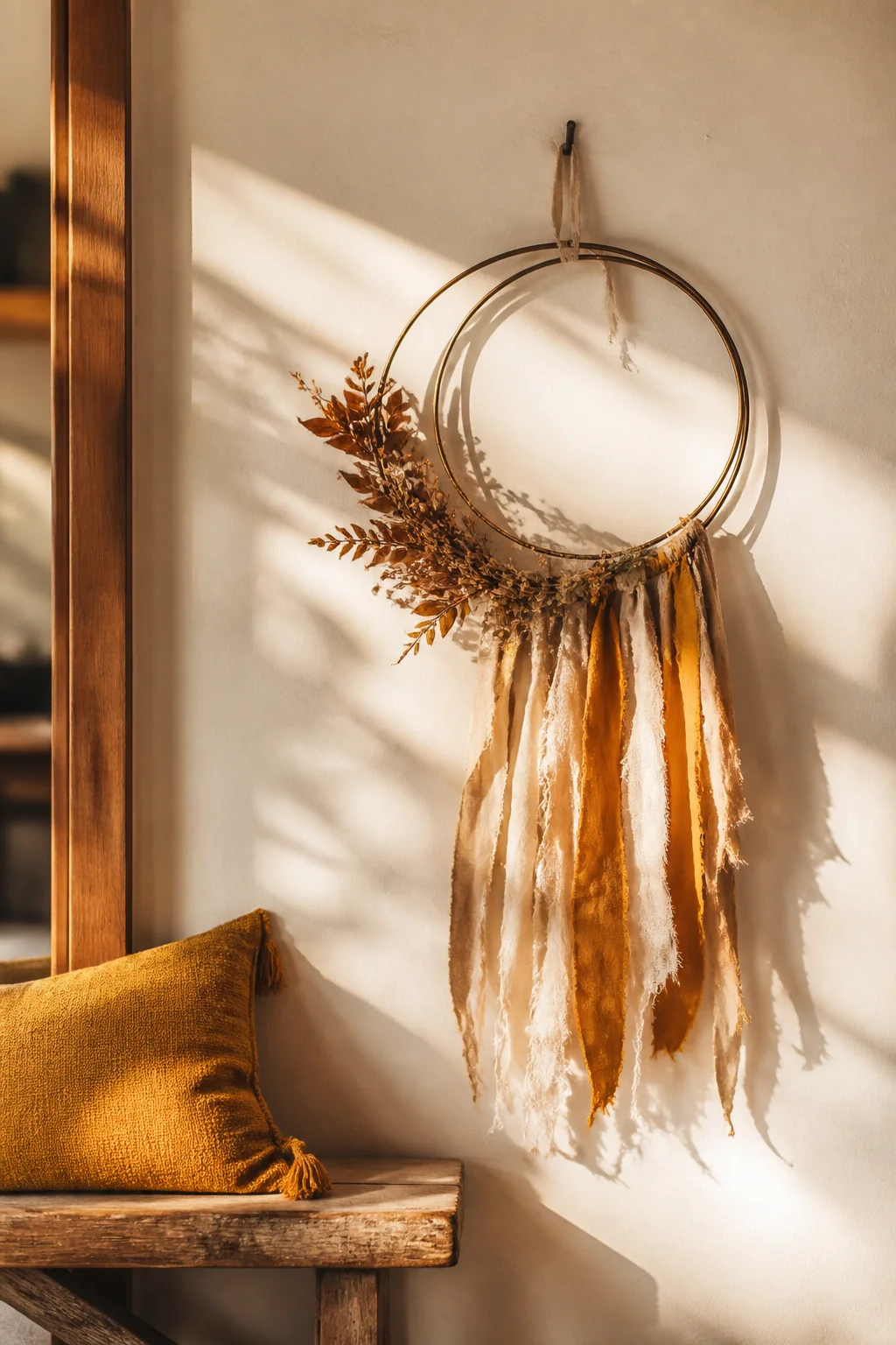9 Pretty DIY Fall Wreath Ideas for Your Front Porch — styling example
