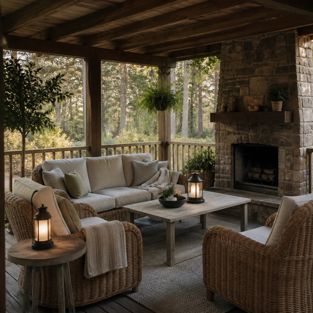 Use battery-powered lanterns on tables, not overhead lights alone