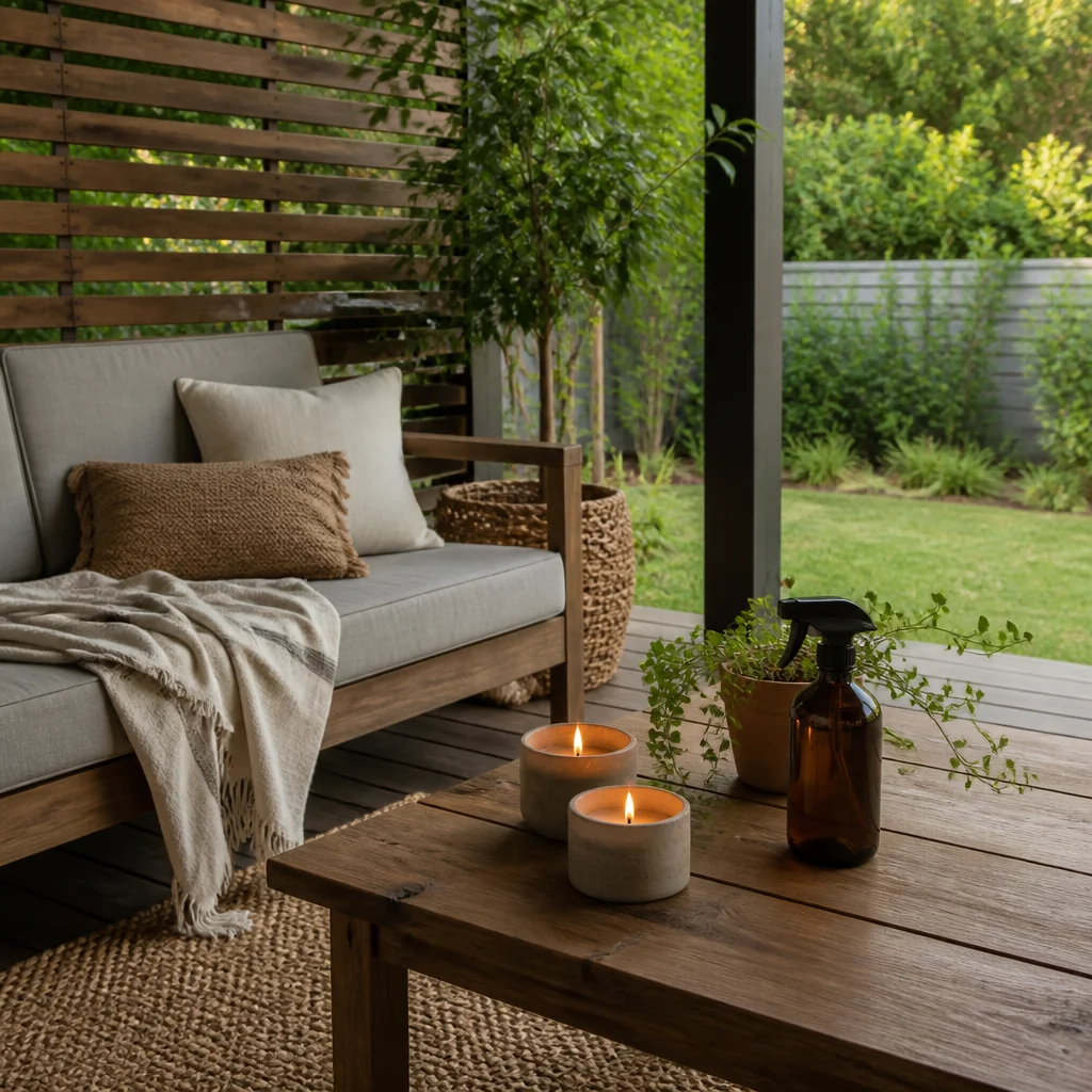Offer bug spray or citronella candles without making it awkward