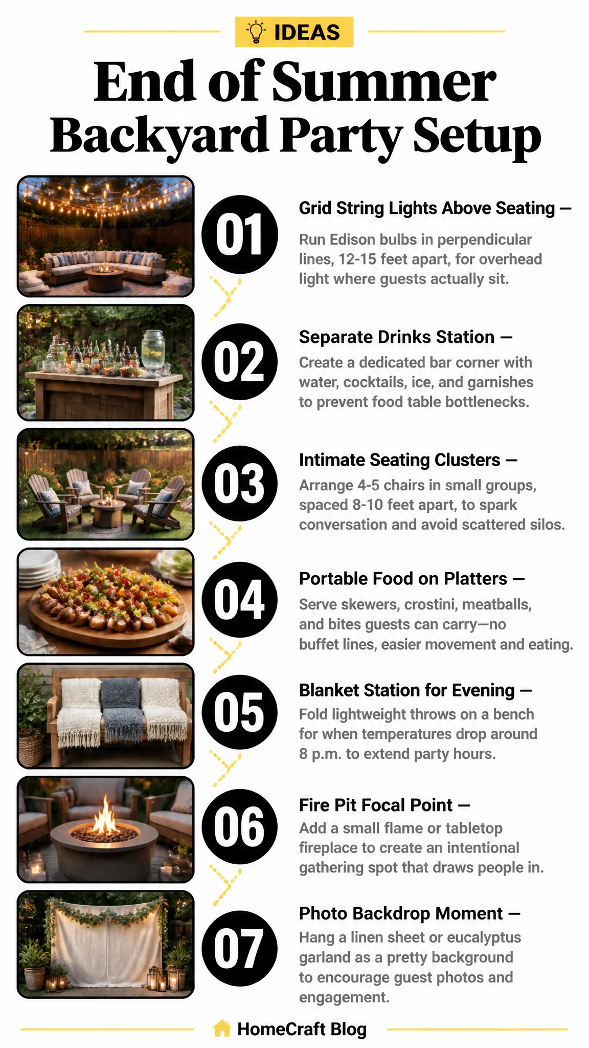 32 Bright End of Summer Backyard Party Ideas for Every Crowd — the ideas at a glance
