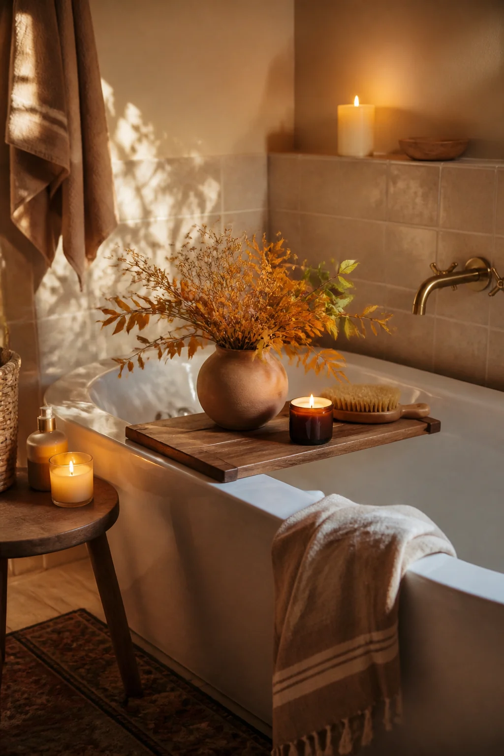 Make Your Bathroom Feel Autumnal Without Replacing Fixtures — a closer look