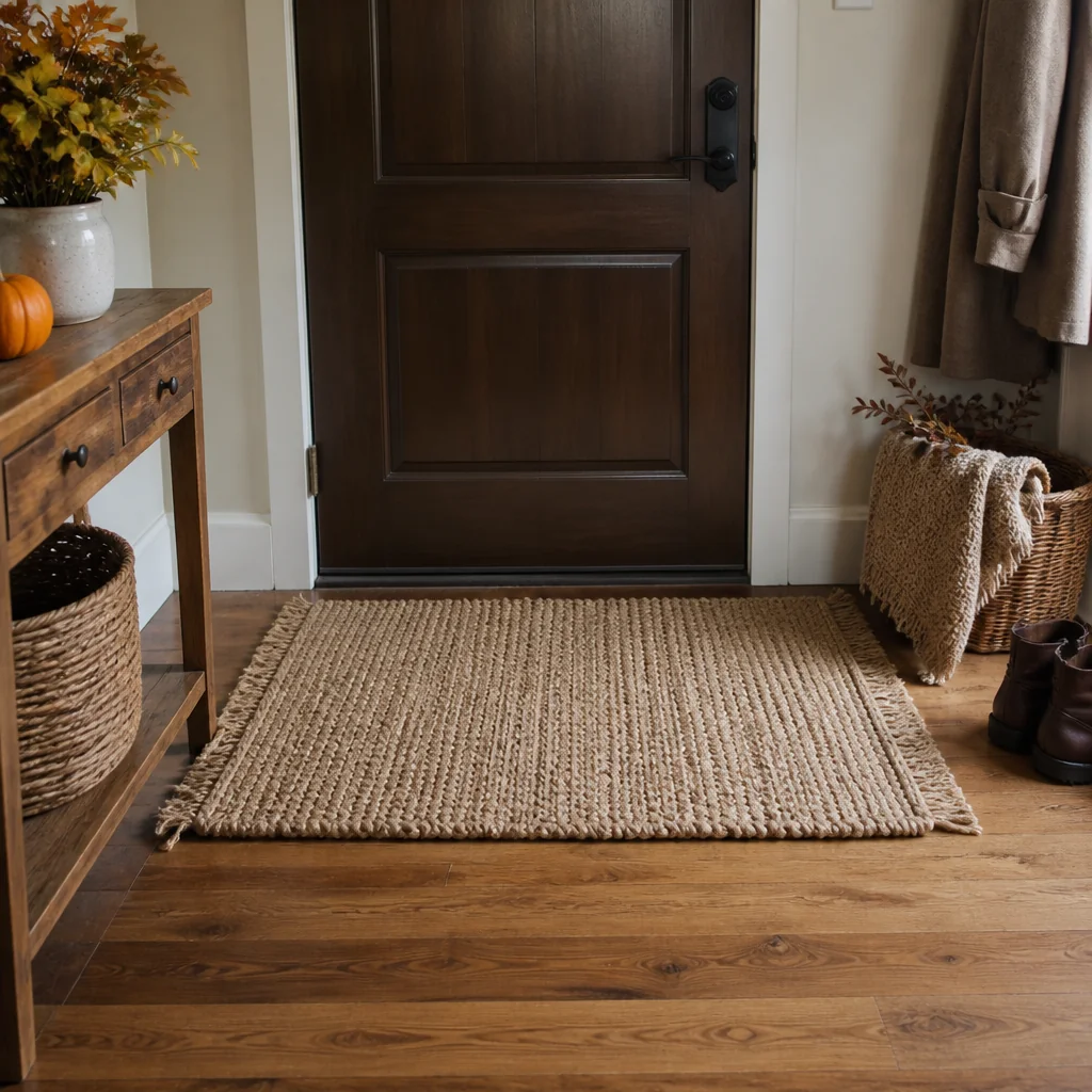 Swap Your Welcome Mat for a Textured Fall Version