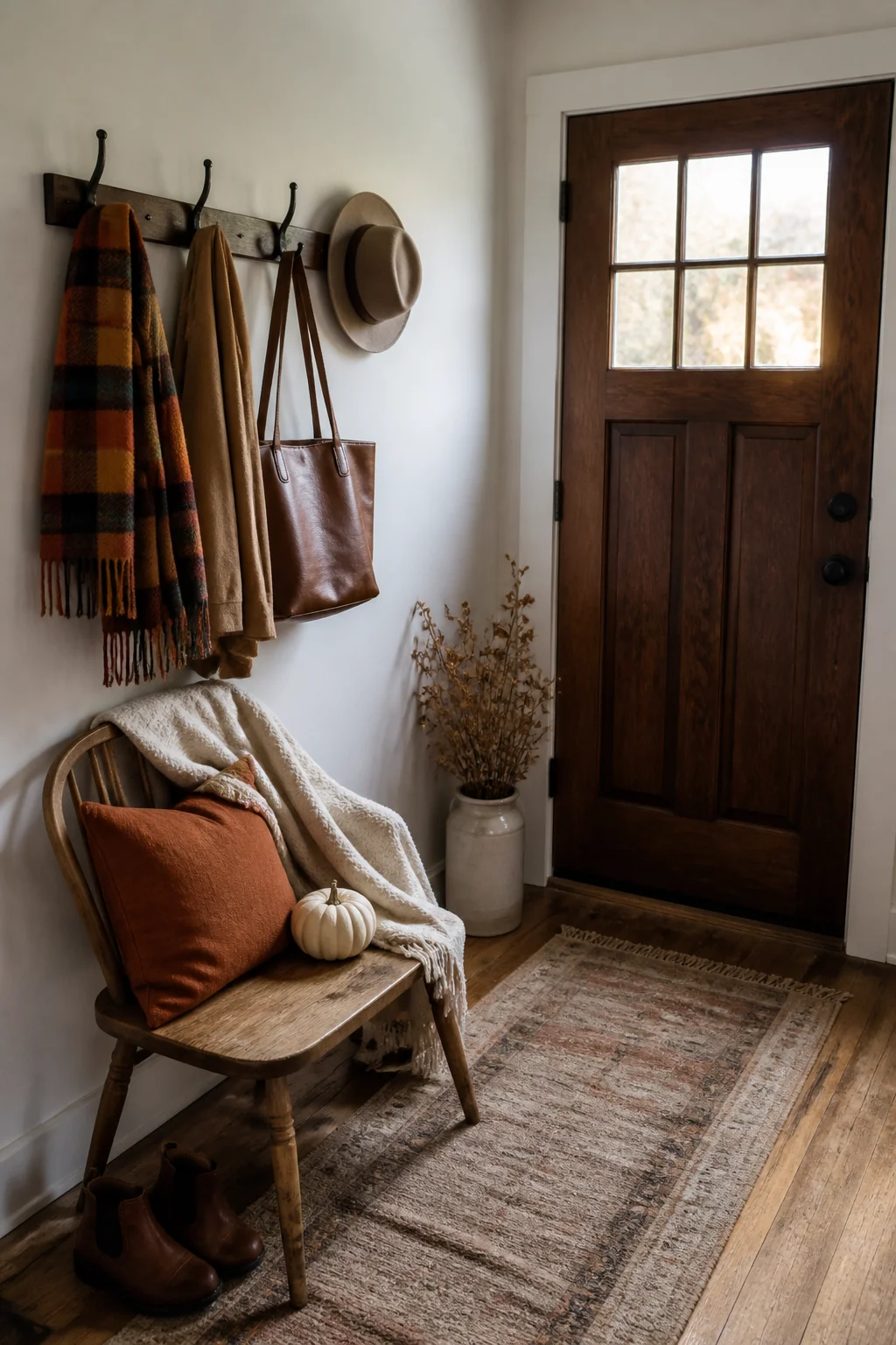 Install Hooks for Fall Accessories