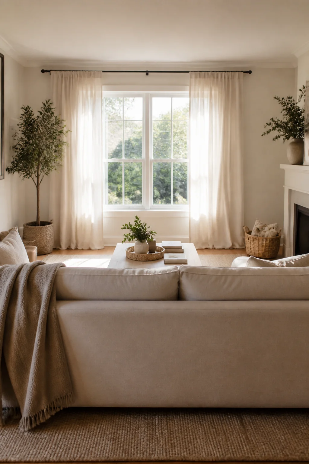 Switch your sofa orientation to face the window if possible