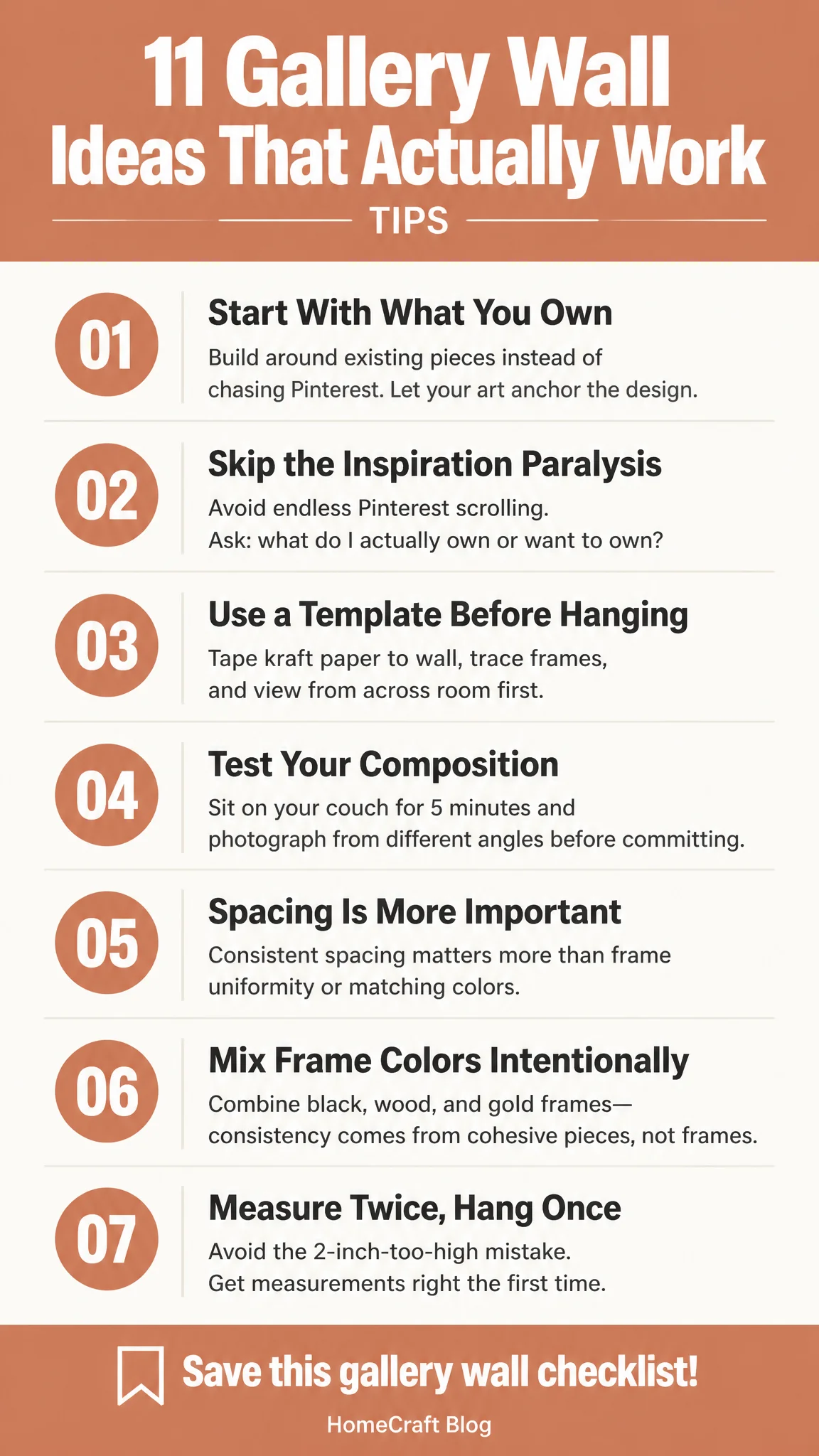 I Tried 11 Gallery Wall Ideas, Here's What Actually Stuck — complete guide infographic