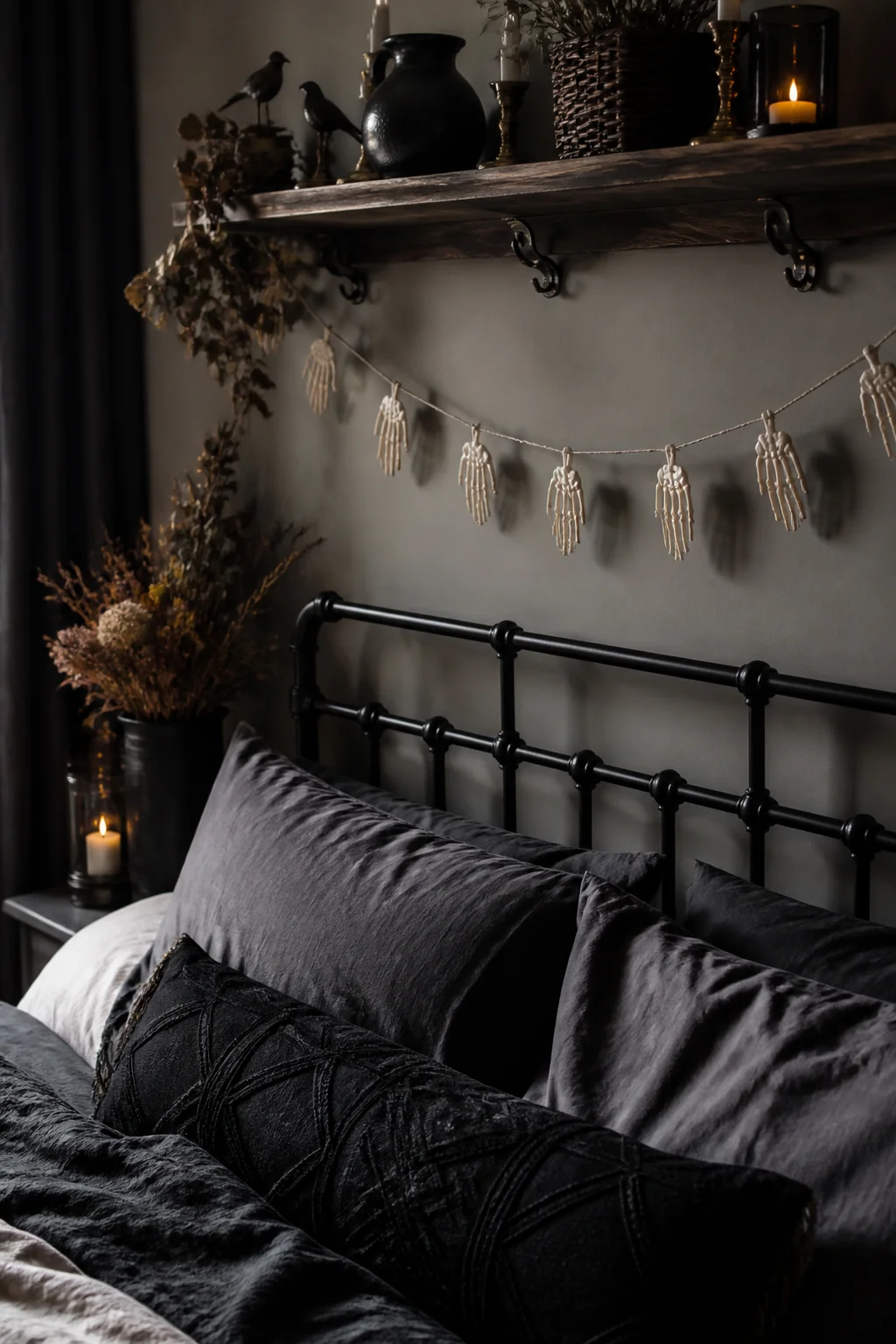 17 Spooky Halloween Bedroom Decor Ideas for Every Style — styling tip