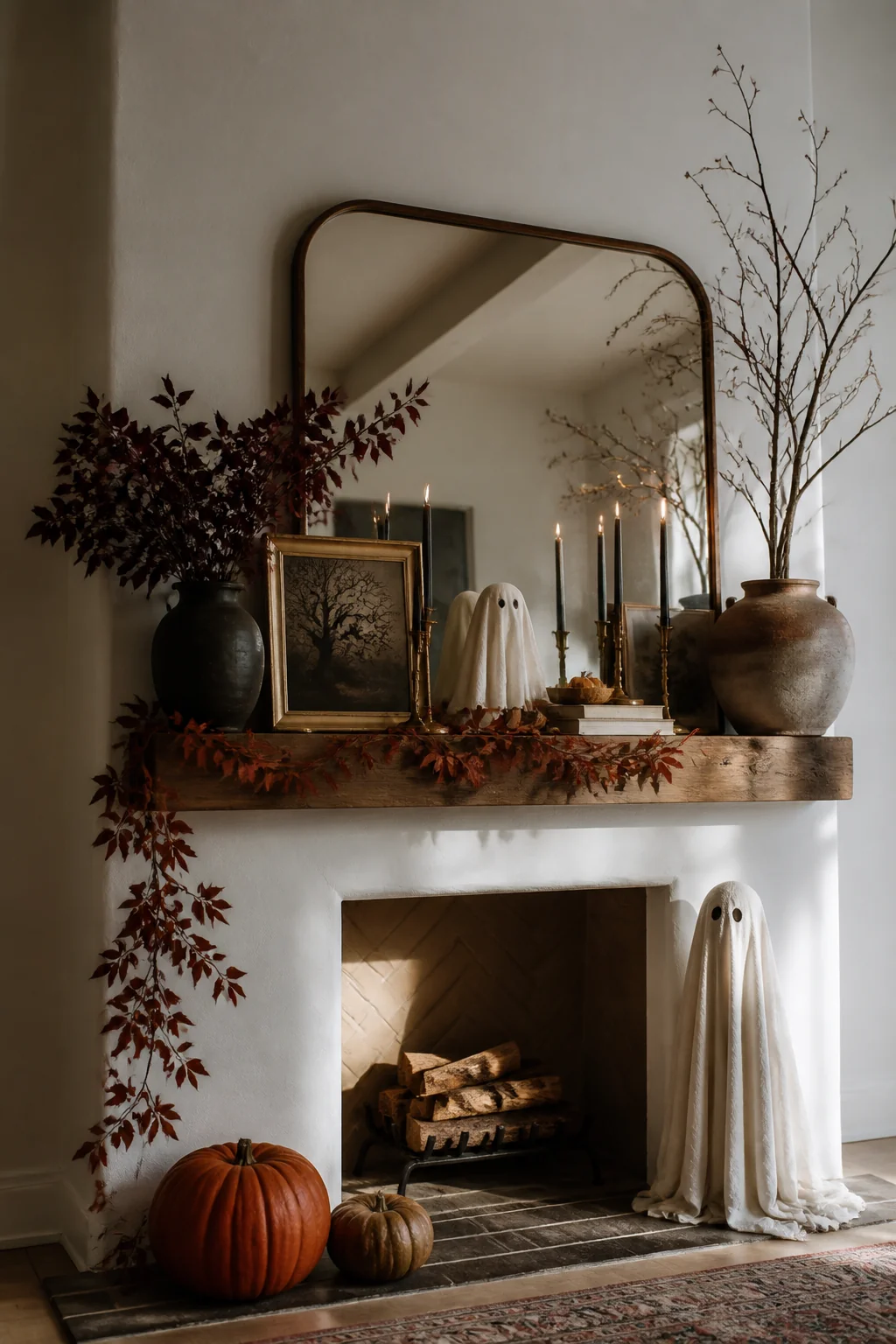 Style Your Mantel for Halloween in an Afternoon: A Decorating Plan — styling example