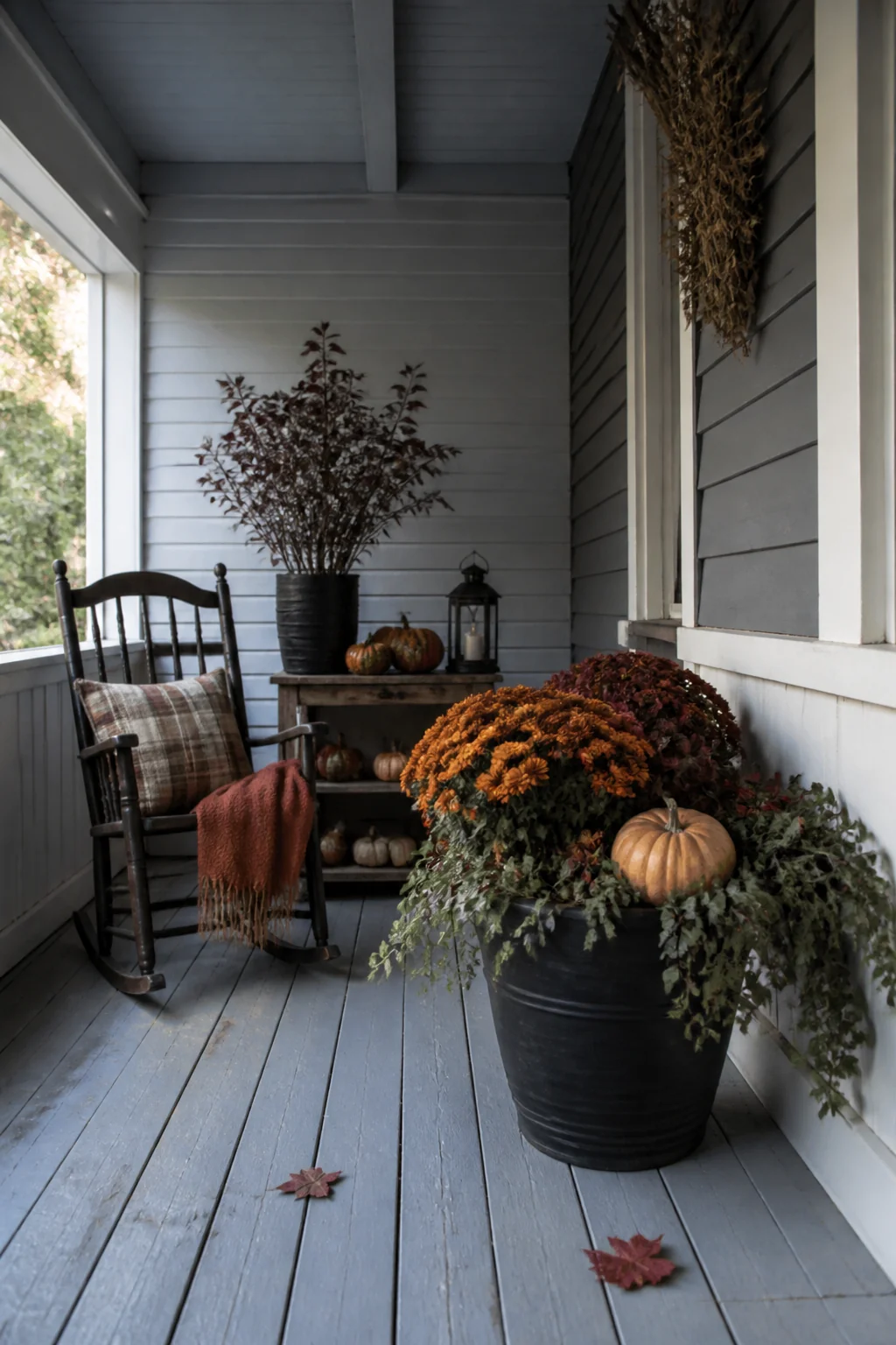 One statement planter anchored to your front step