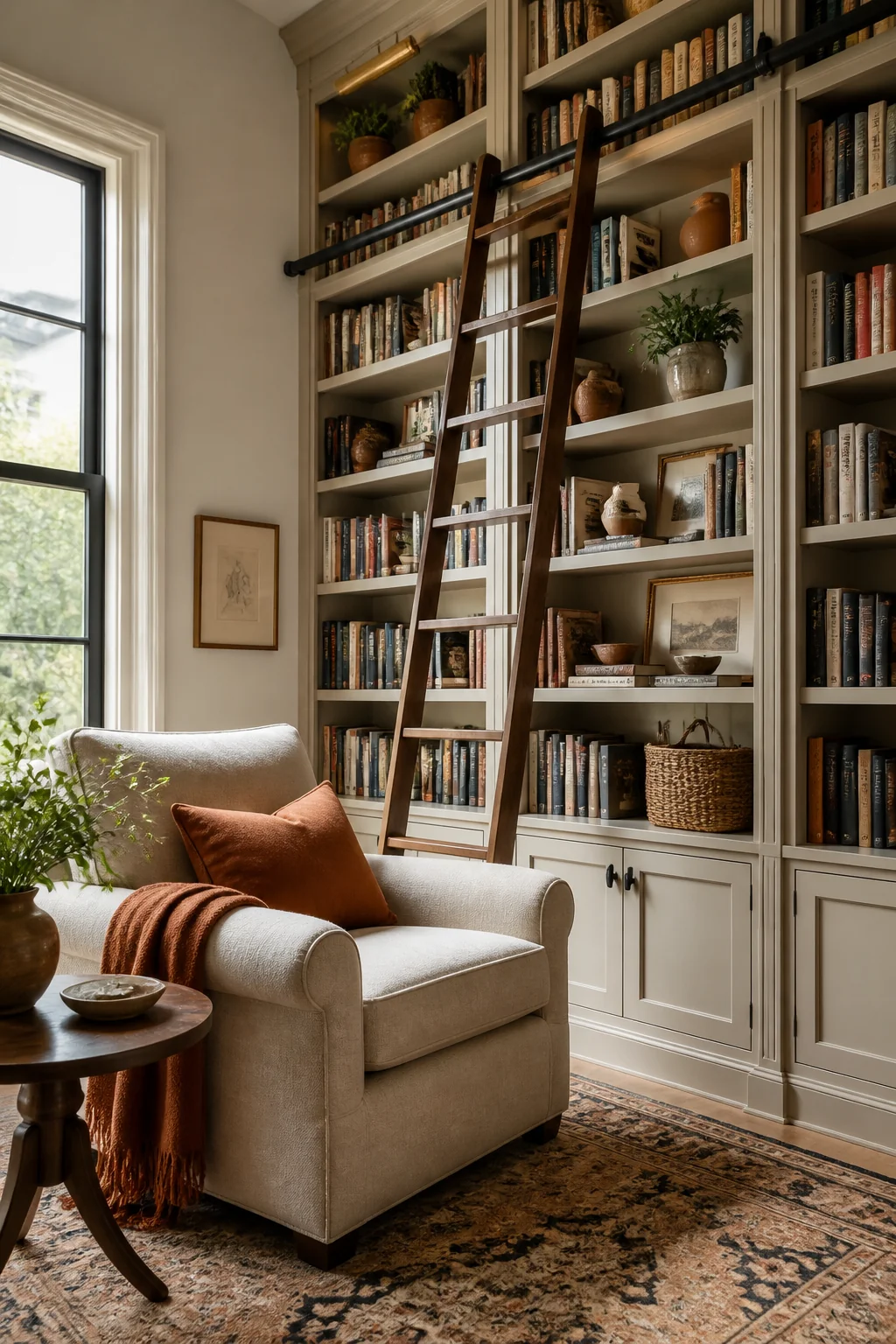 7 Home Library Ideas That Actually Work — styling tip