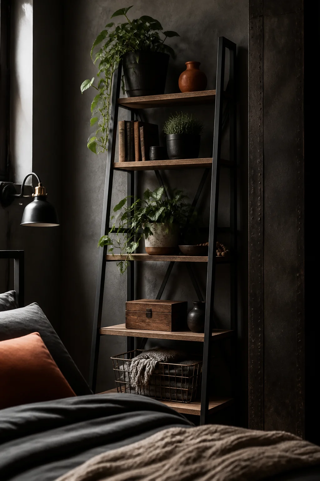 19 Timeless Industrial Bedroom Design Ideas for Every Budget — styling tip