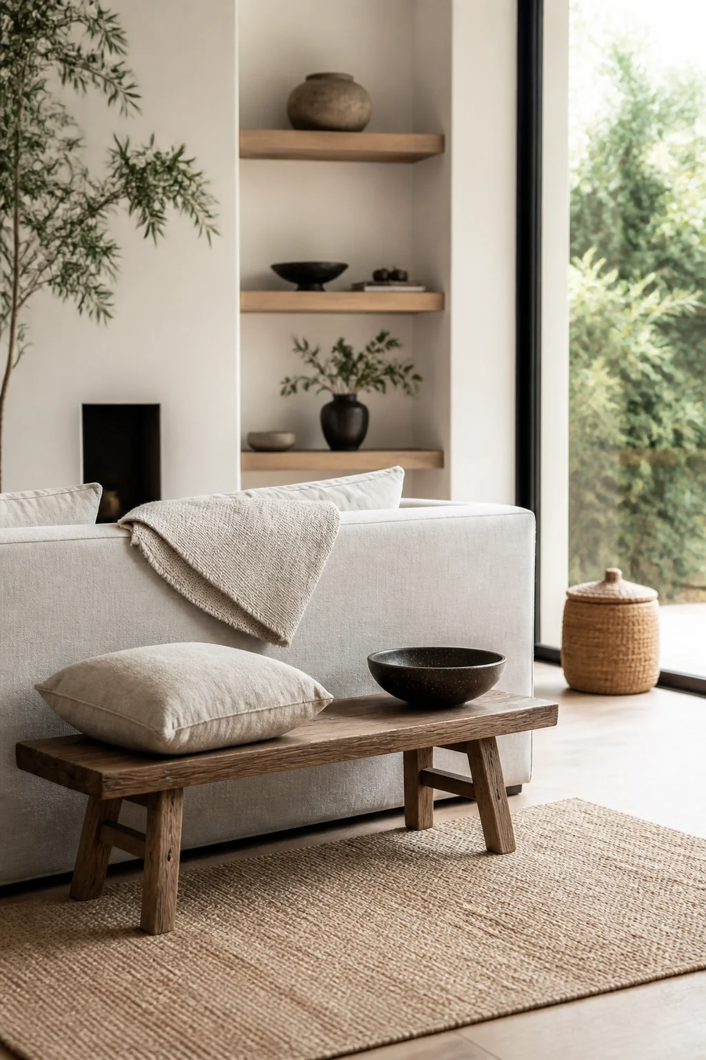 31 Beautiful Japandi Living Room Ideas for Every Home Style — styling tip