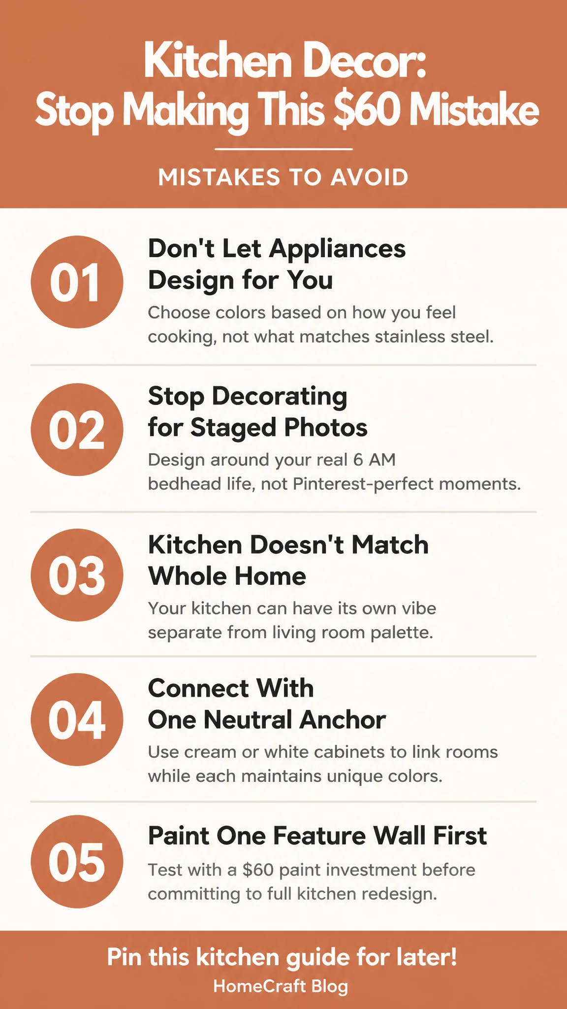The Kitchen Decor Mistake Everyone Makes (And How to Fix It) — complete guide infographic