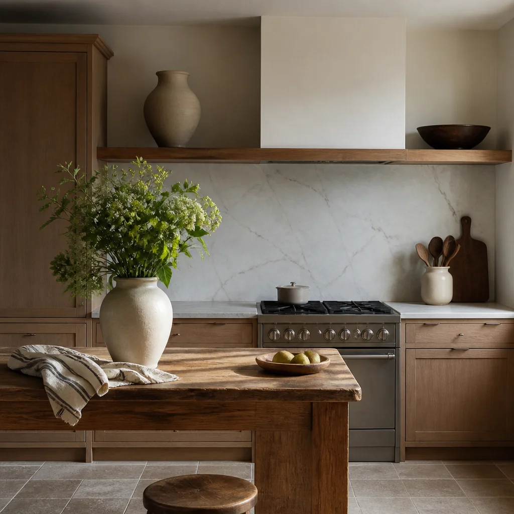 Include one statement piece per shelf