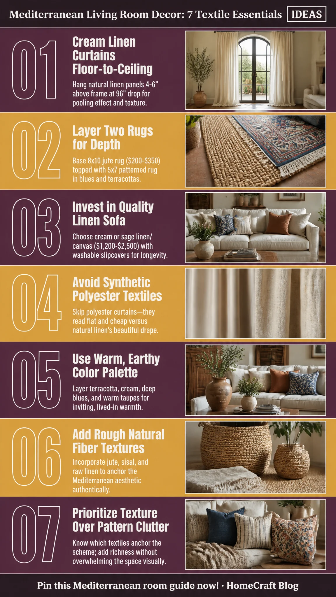 11 Inviting Mediterranean Living Room Decor Ideas With Warm Textiles — the ideas at a glance