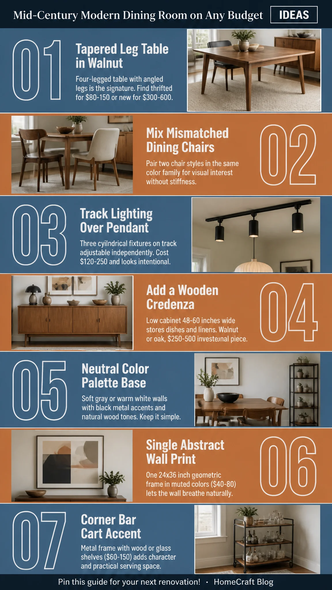 25 Timeless Mid-Century Modern Dining Room Ideas for Every Budget — complete guide infographic