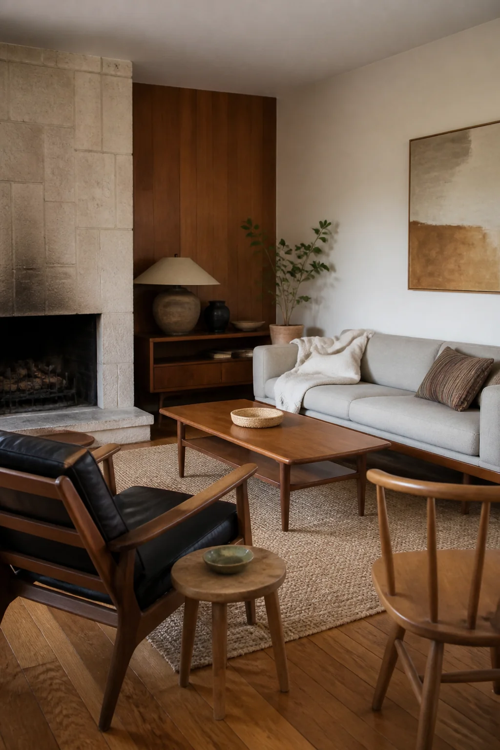 Furniture placement is the real structure