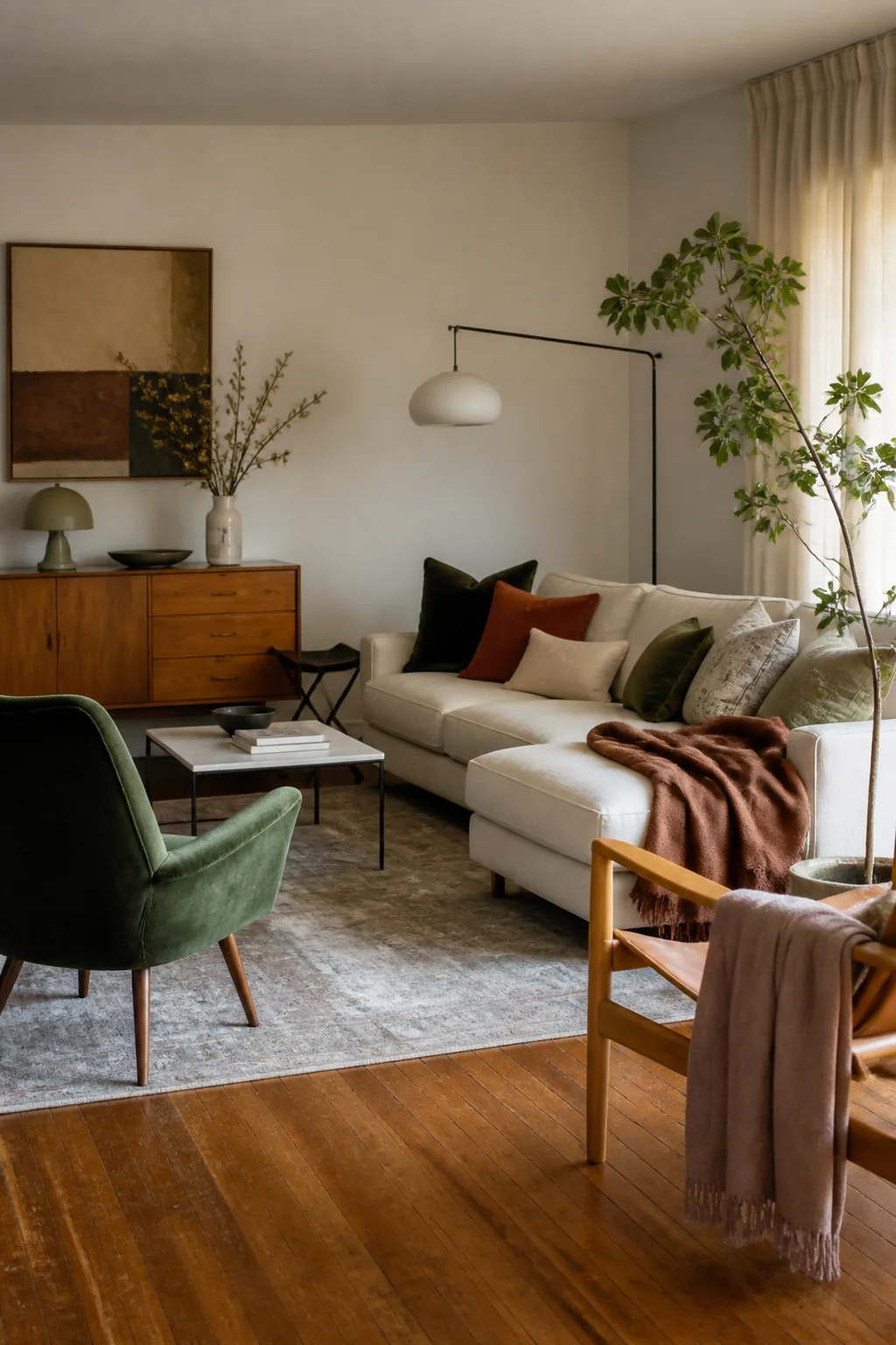 Textiles matter more than wall color