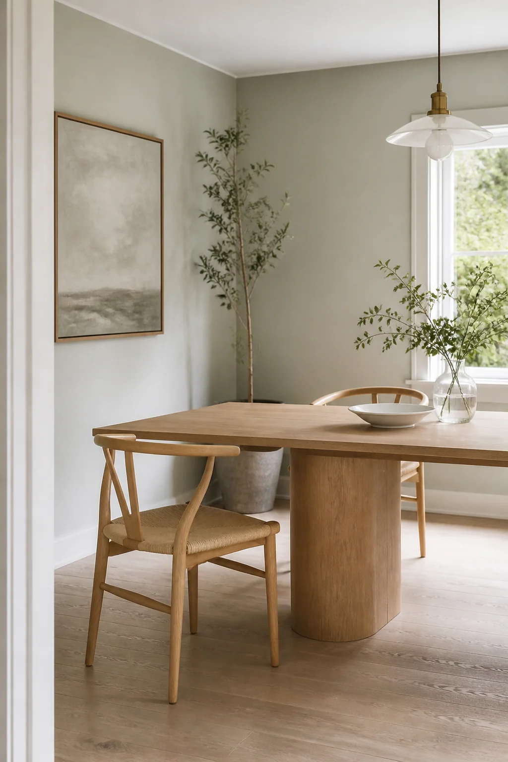 Create a Minimalist Dining Room That Feels Warm, Not Cold — how it looks in place