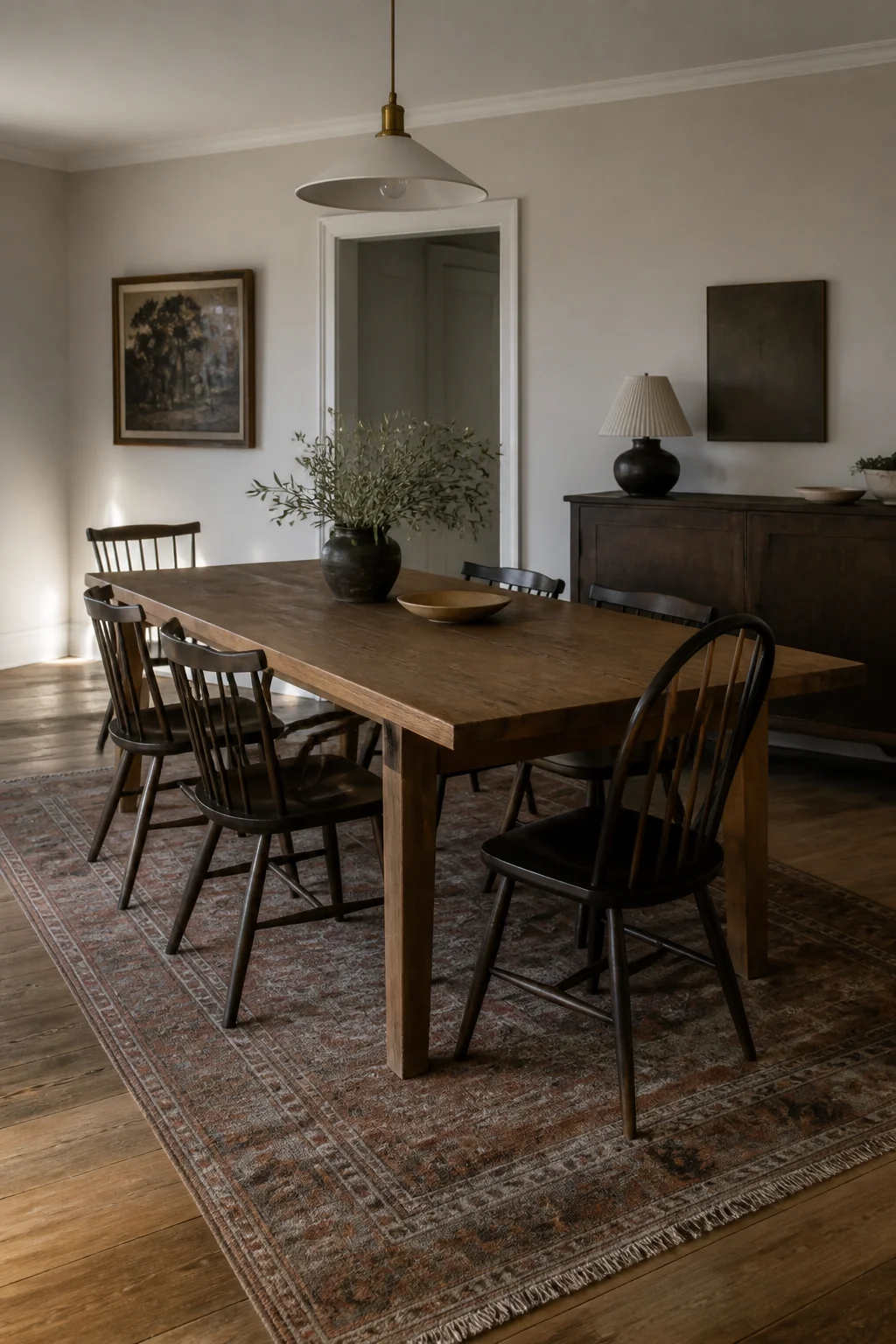 Introduce texture through one good rug