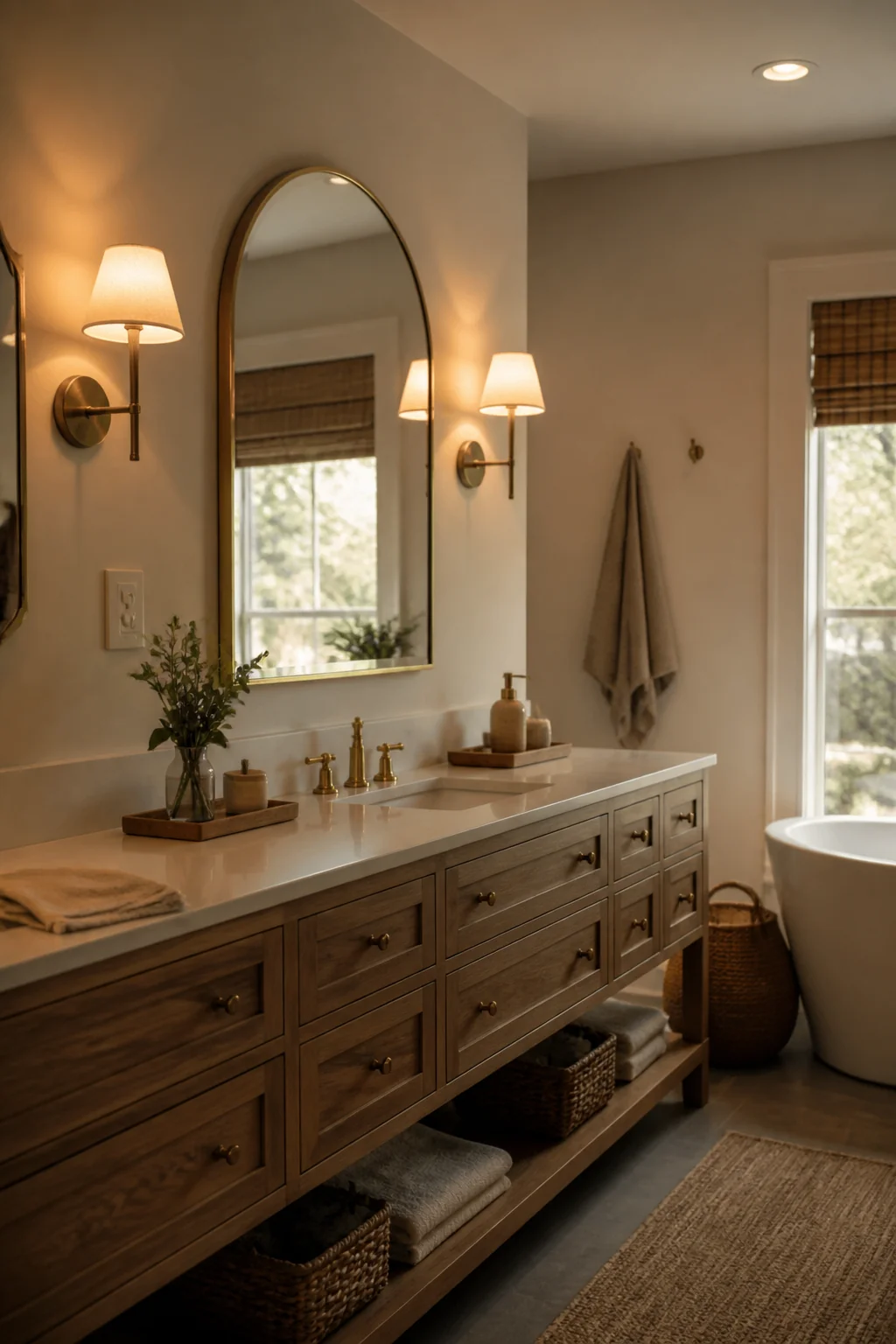 Layer Your Lighting for Warmth