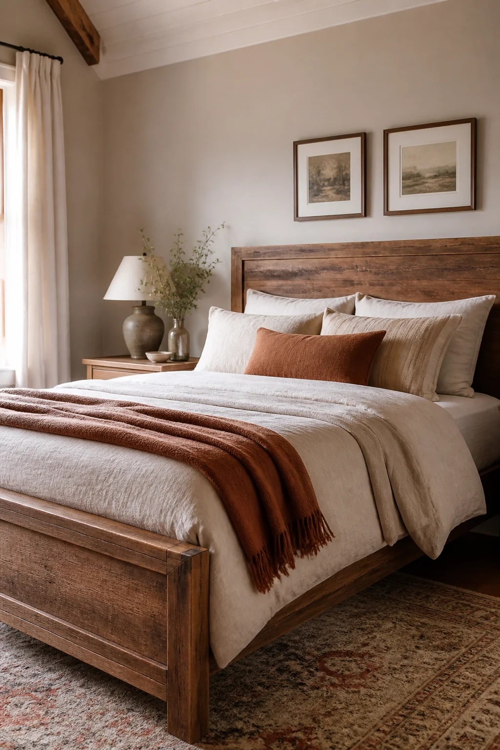 How to Get the Modern Farmhouse Bedroom Look for Less — styling tip