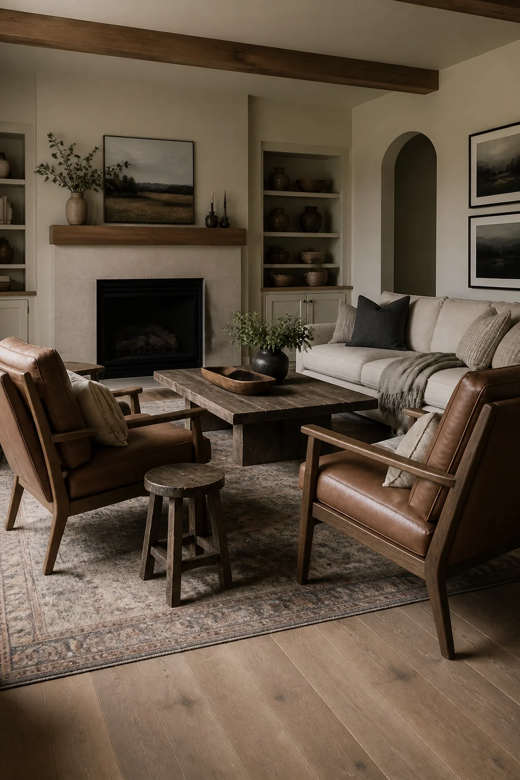 Angle chairs toward each other for true conversation