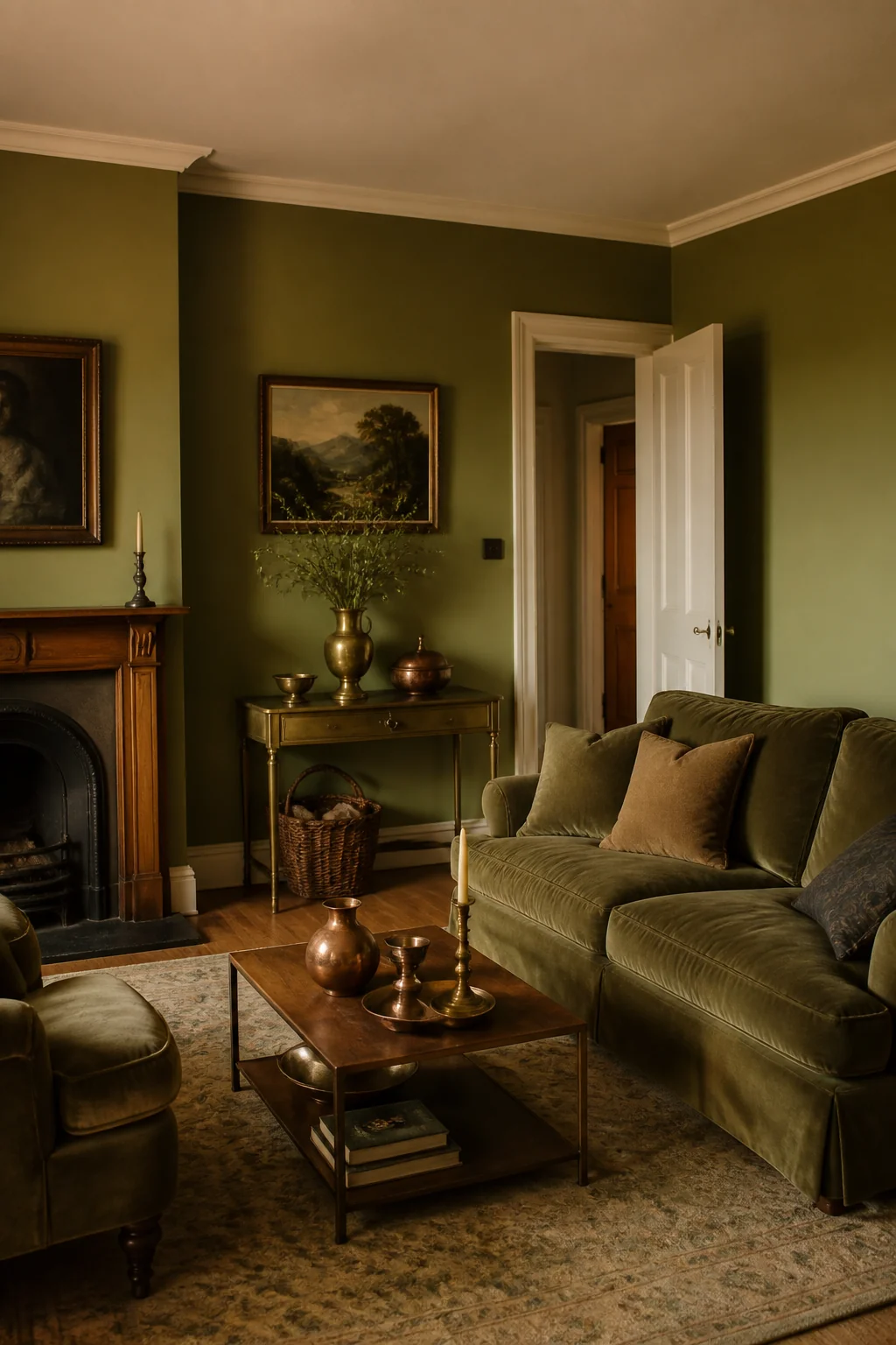 Bring in vintage or antique brass and copper accessories