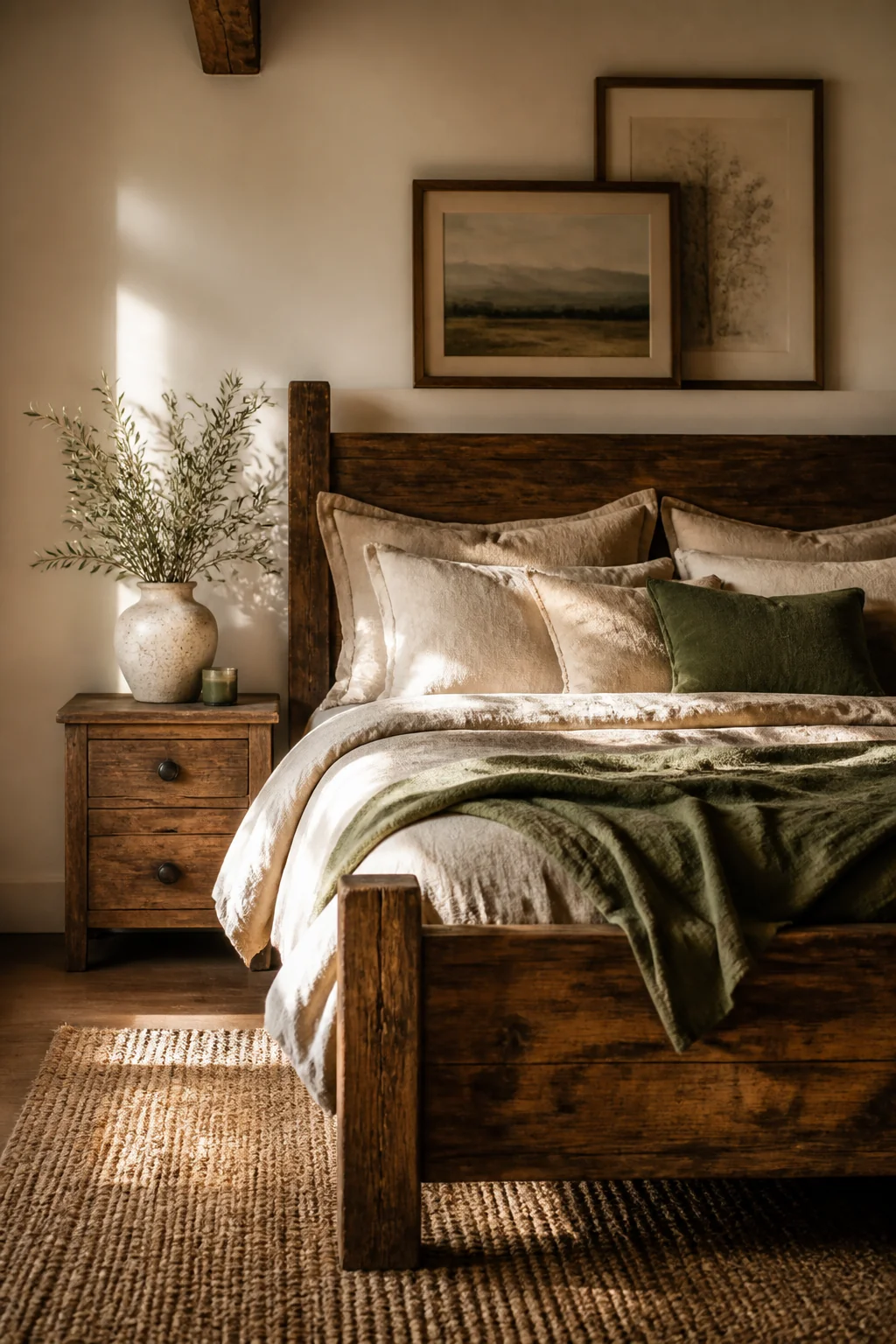 14 Inviting Rustic Bedroom Decor Ideas That Feel Warm, Not Themed — the idea in a room
