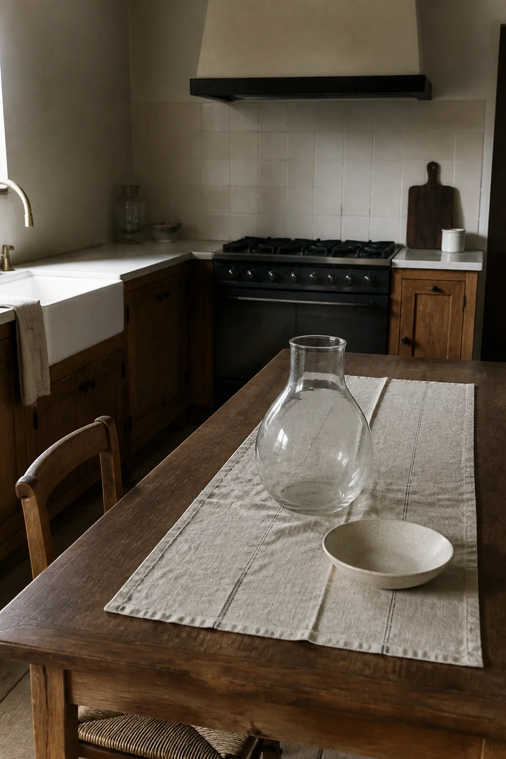 Glass or ceramic vessels stay empty or nearly empty