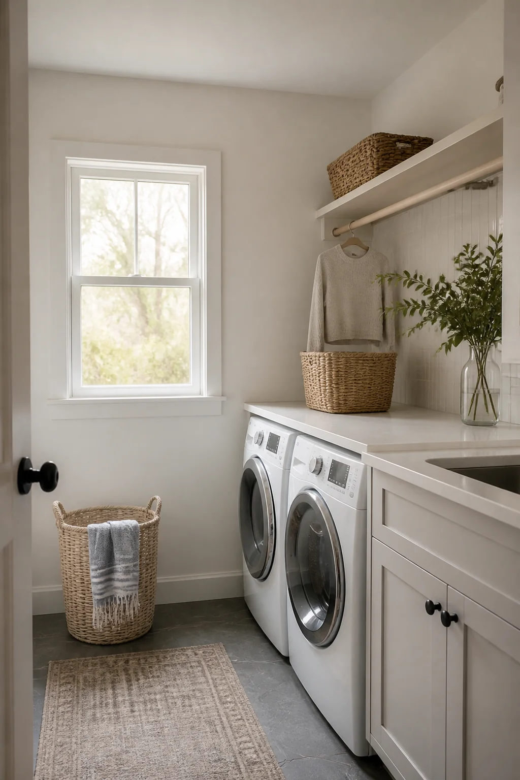 Choose a light, neutral paint color