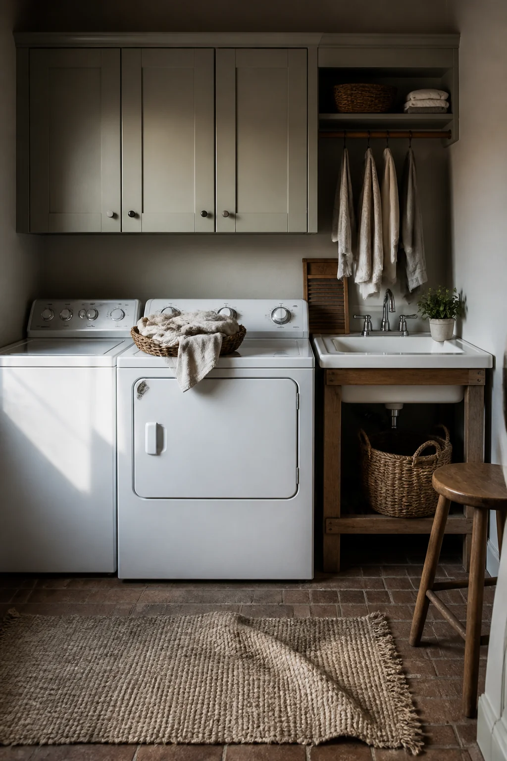 Get a utility sink if you have room