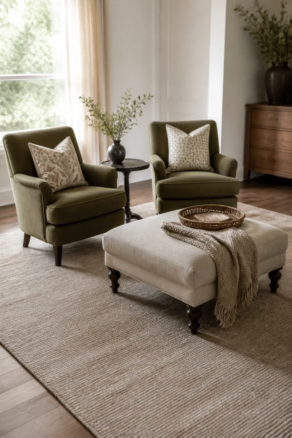 Two Small Chairs Beat One Big Ottoman Every Time