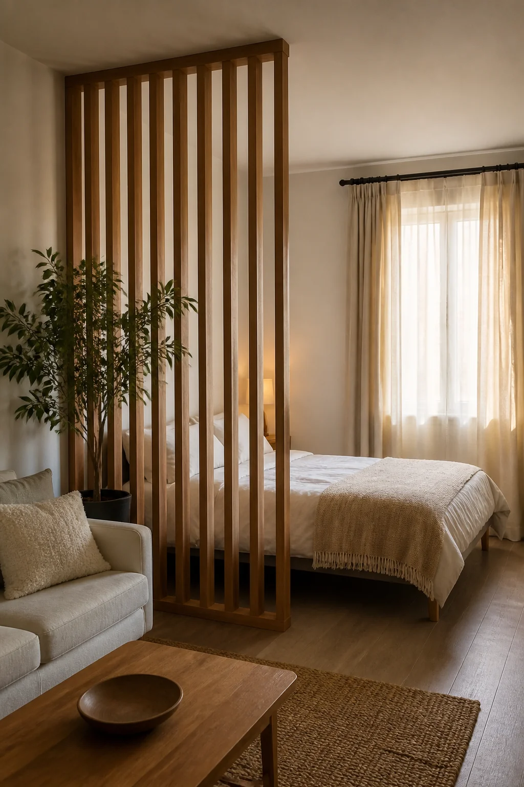 Create a Slat Wall or Wooden Room Divider