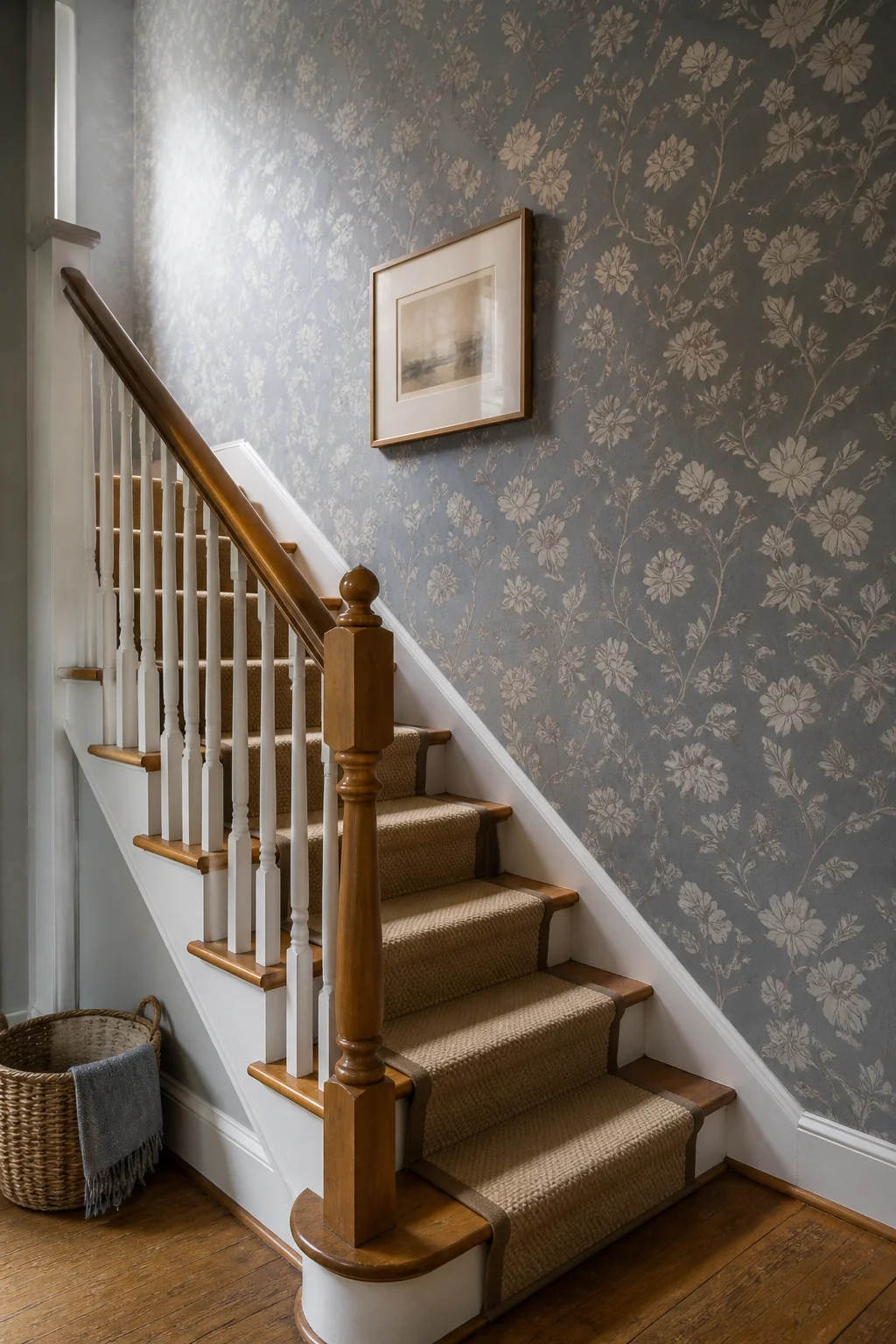 Apply a bold wallpaper to one accent wall